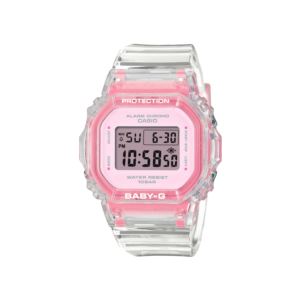 Ladies%27+Baby-G+Digital+Pink+%26+Clear+Jelly+Resin+Watch