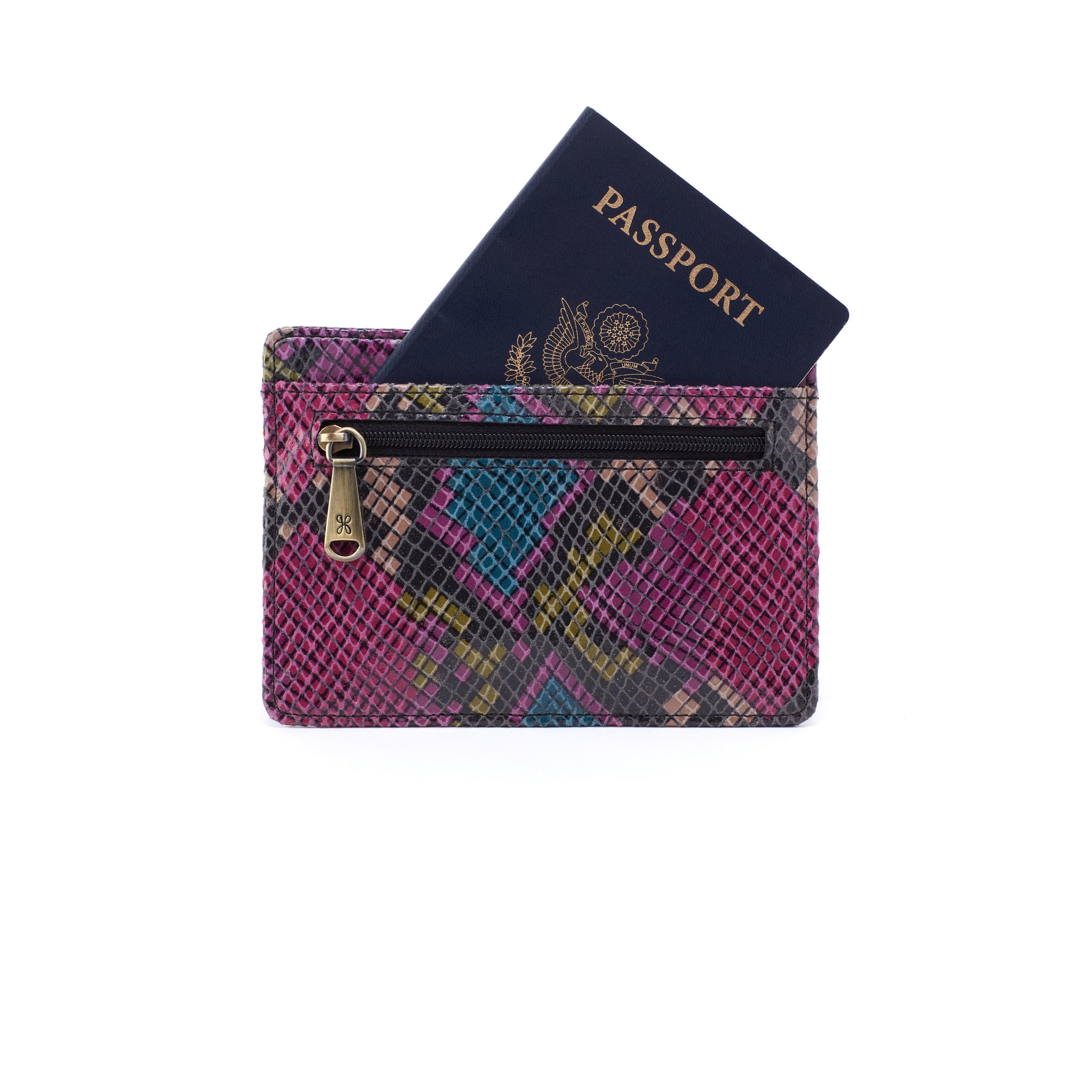 Euro Slide Credit Card Wallet in Mosaic Snake