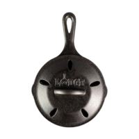 Lodge - 6.5-Inch Seasoned Cast Iron Smoker Skillet