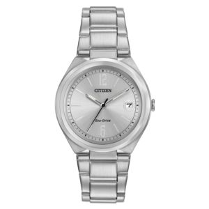 Ladies%27+Chandler+Eco-Drive+Silver+Stainless+Steel+Watch+Silver+Dial