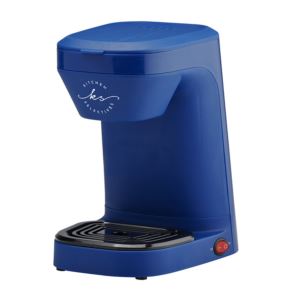 Kitchen Selectives Cobalt Blue 4 Inch Round Mini Waffle Maker