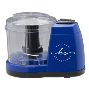 Kitchen Selectives Cobalt Blue 4 Inch Round Mini Waffle Maker