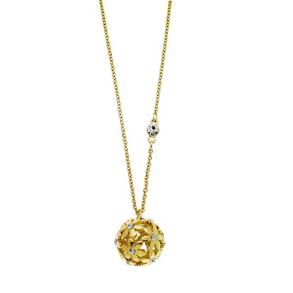 Flower Ball Necklace