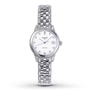 Ladies%27+Flagship+Automatic+Stainless+Steel+Watch+White+Dial