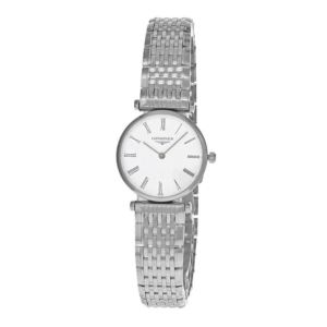 Ladies%27+La+Grande+Classique+de+Longines+Stainless+Steel+Watch+White+Dial