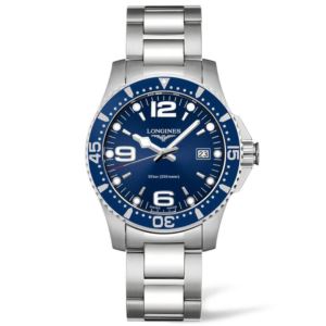 Men%27s+HydroConquest+Quartz+Stainless+Steel+Watch+Blue+Dial