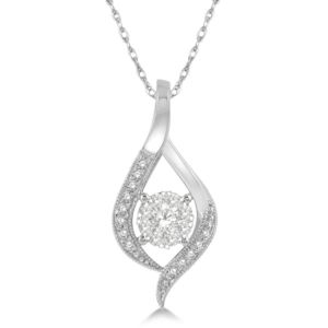 jilco diamond infinity necklace