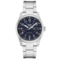 Mens Seiko 5 Sport Watch - SS Blue Dial