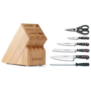 Wusthof 4 Piece 4.5'' Plum Wood Handle Steak Knife Set