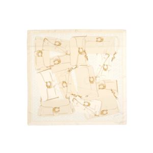 Tabby+Silk+Square+Scarf+Chalk