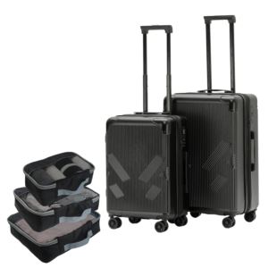 2pc+Hardside+Luggage+Set+w%2F+3pc+Packing+Cubes