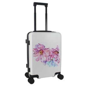 20%22+Hardside+Carry-On+Surface+Of+Beauty+Peonies+Collection+Lilly+White