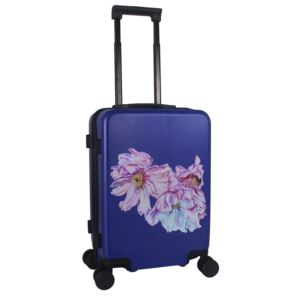 20%22+Hardside+Carry-On+Surface+Of+Beauty+Peonies+Collection+Cobalt+Bue