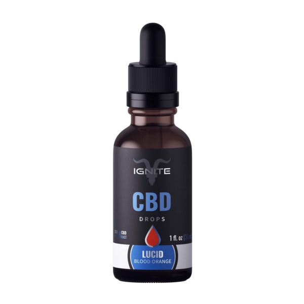 CBD Isolate Drops Lucid Blood Orange 350 mg