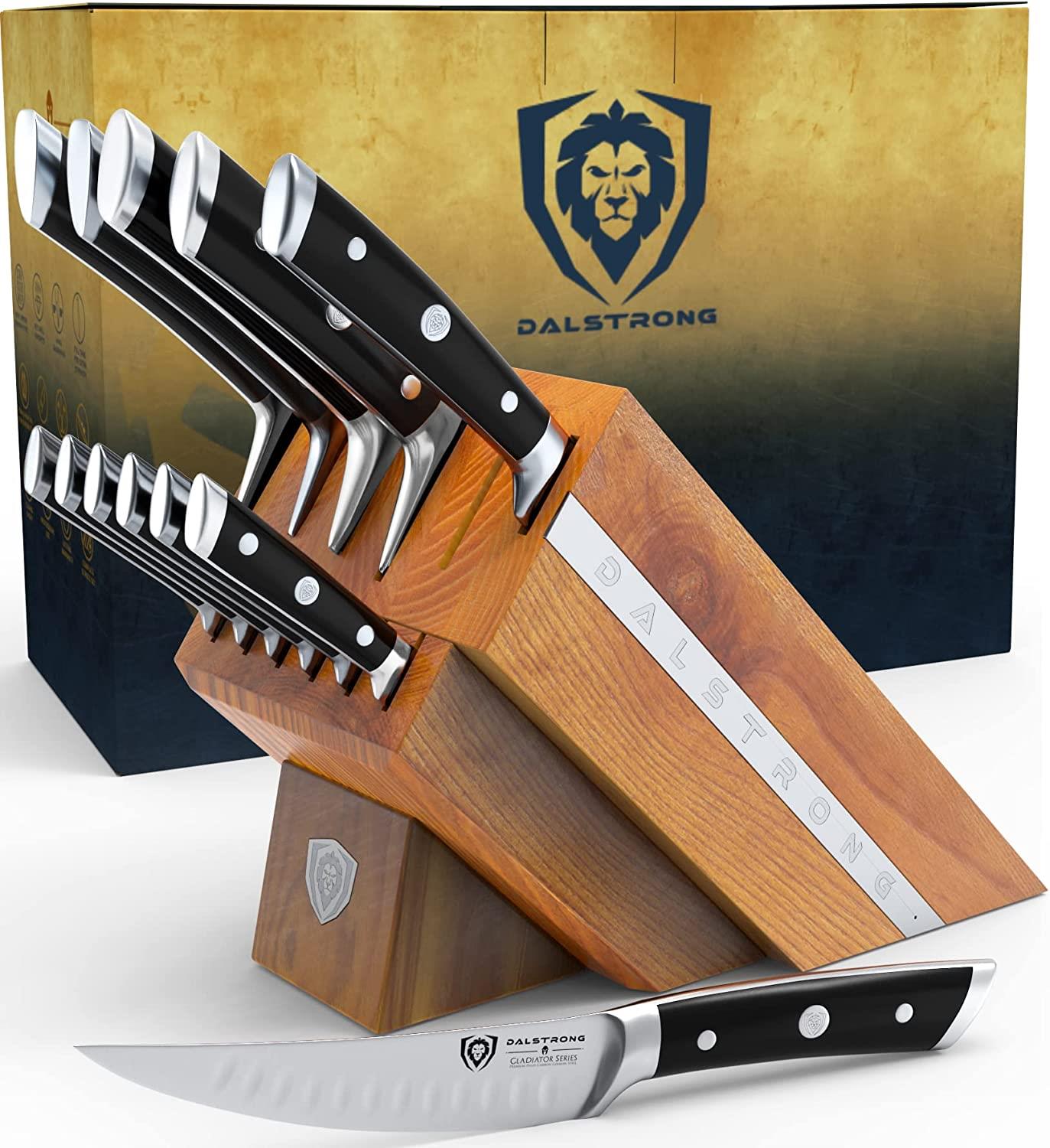 Dalstrong 12-Piece Complete Knife Set with Storage Block - German