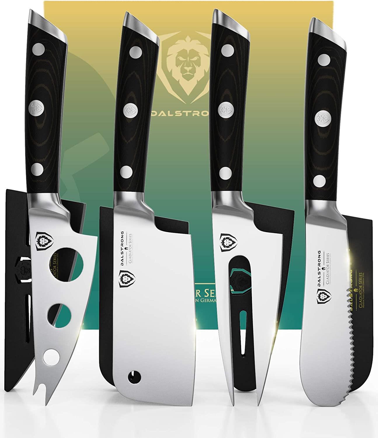 Dalstrong 4-Piece Complete Cheese Knife Set - German Steel - Gladiator  Series - NSF Certified