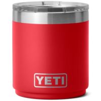 Rambler 10 oz. Stackable Lowball with Durasip Ceramic Lining - Rescue Red