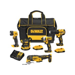 20V+MAX+5+Tool+Combo+Kit+w%2F+Contractor+Bag