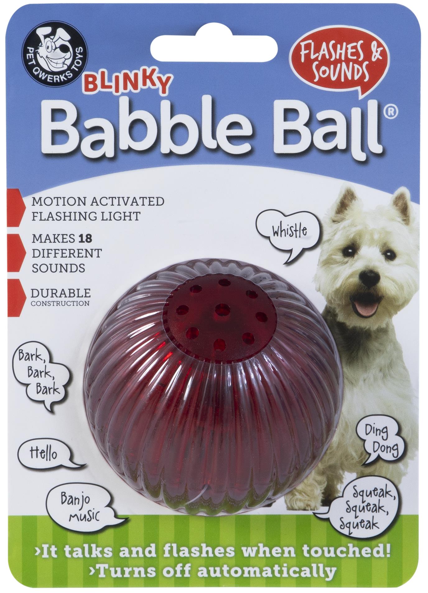 Pet qwerks blinky babble ball best sale