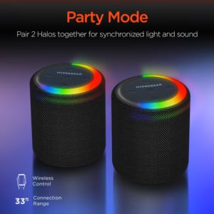 HyperGear+Halo+Waterproof+LED+Wireless+Speaker+-+Party+Pack+Qty+2