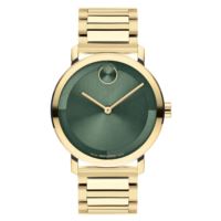 Unisex BOLD Evolution 2.0 Gold-Tone Stainless Steel Watch Green Dial