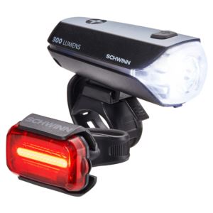 Schwinn%2C+300+Lumen+USB+Rechargeable+Light+Set