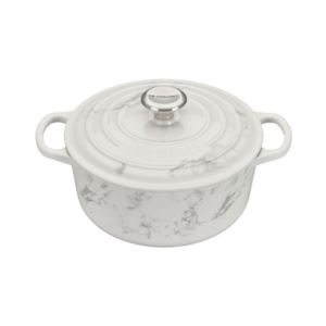 Le+Creuset+Signature+Round+4.5Qt+Dutch+Oven+-+Marble+Applique+%2A%2ANEW%2A%2A