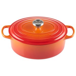 Le+Creuset+Signature+Oval+5.0Qt+Dutch+Oven+-+Flame