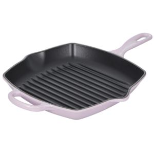 Le+Creuset+10.25%22+Signature+Square+Skillet+Grill+-+Shallot+%2A%2ANEW%2A%2A