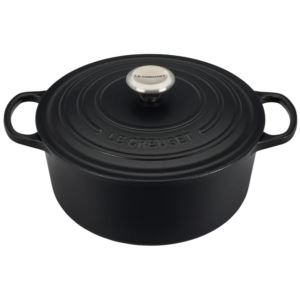 Le+Creuset+Signature+Round+5.5Qt+Dutch+Oven+-+Licorice