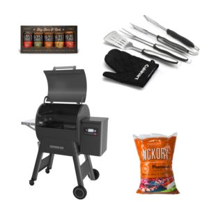 Ironwood+650+Smart+Pellet+Grill%2FSmoker+Starter+Set