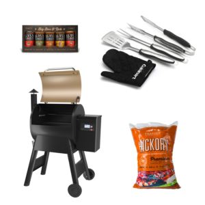 Pro+575+Smart+Pellet+Grill%2FSmoker+Starter+Set+Bronze