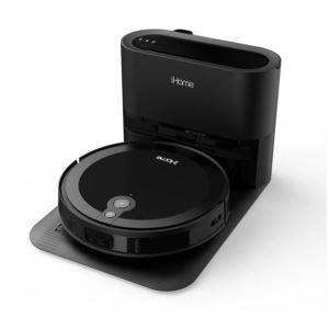 iHome+Clean+Auto+Vac+Luna+Pro+3-in-1+Robot+Vacuum+%26+Vibrating+Mop+-+Black