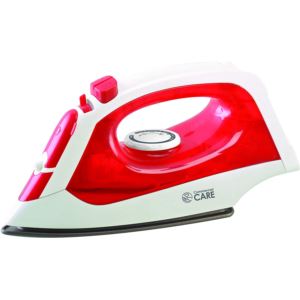 Commercial+Care+Steam+Iron+with+5.1+Ounce+Water+Tank+-+Red