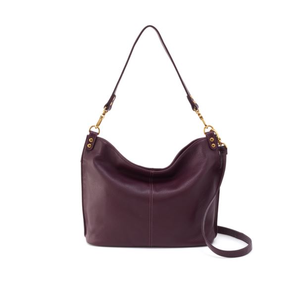 Pier Convertible Shoulder Bag in Ruby Wine