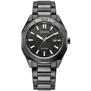 Men%27s+Weekender+Sporty+Eco-Drive+Gray-Tone+SS+Watch+Gray+Dial