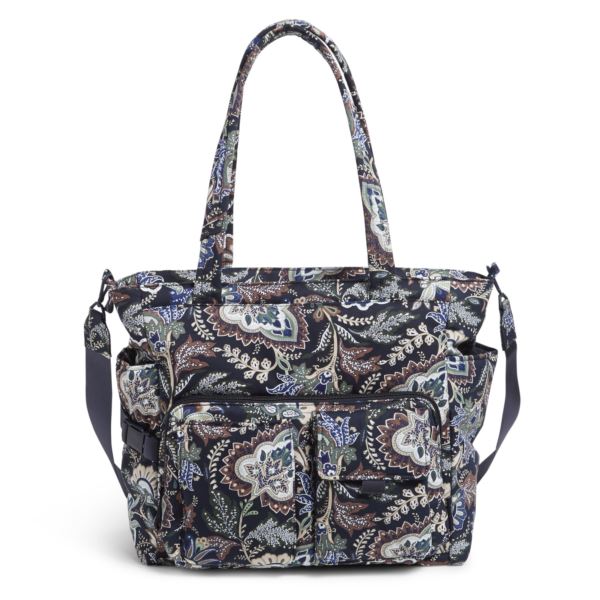 Utility Tote - Recycled Cotton - Java Navy Camo