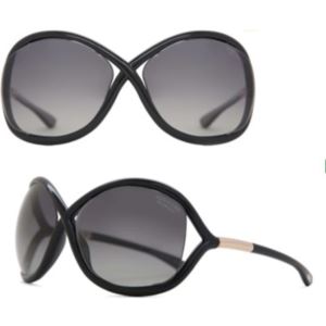 Tom+Ford+Whitney+Ladies+Injected+Sunglasses+-+Shiny+Black%2FSmoke+Polarized