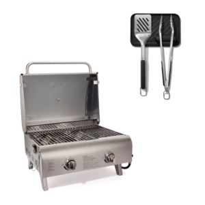 Tabletop+Gas+Grill+Cooking+Set