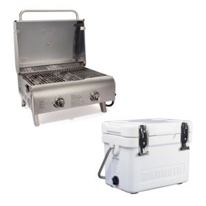 Tabletop+Gas+Grill+Cooler+Combo