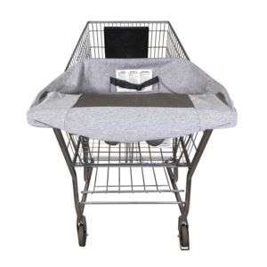 Boppy+Compact+Antibacterial+Shopping+Cart+Cover+Heathered+Gray