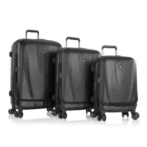 Heys+Luggage+Vantage+Smart+Access+100%25+PC+3pc+Luggage+Set++-+Black