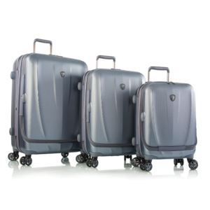 Heys+Luggage+Vantage+Smart+Access+100%25+PC+3pc+Luggage+Set++-+Slate+Blue