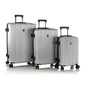 Heys+Luggage+Spinlite+PC+Composite+3pc+Luggage+Set++-+Silver