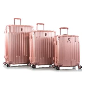 Heys+Luggage+Xtrak+PC+Composite+3pc+Luggage+Set+-+Rose+Gold