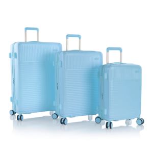 Heys+Luggage+Pastel+PC+Composite+3pc+Luggage+Set++-+Blue