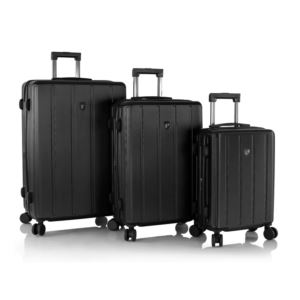 Heys+Luggage+Spinlite+PC+Composite+3pc+Luggage+Set++-+Black