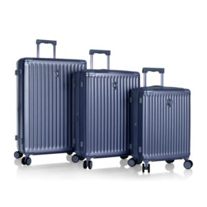 Heys+Luggage+Luxe+100%25+PC+3pc+Luggage+Set++-+Navy