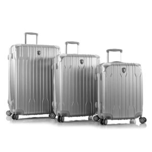 Heys+Luggage+Xtrak+PC+Composite+3pc+Luggage+Set+-+Silver