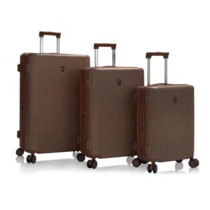 Heys+Luggage+Earth+Tones+100%25+PC+3pc+Luggage+Set+-+Umber